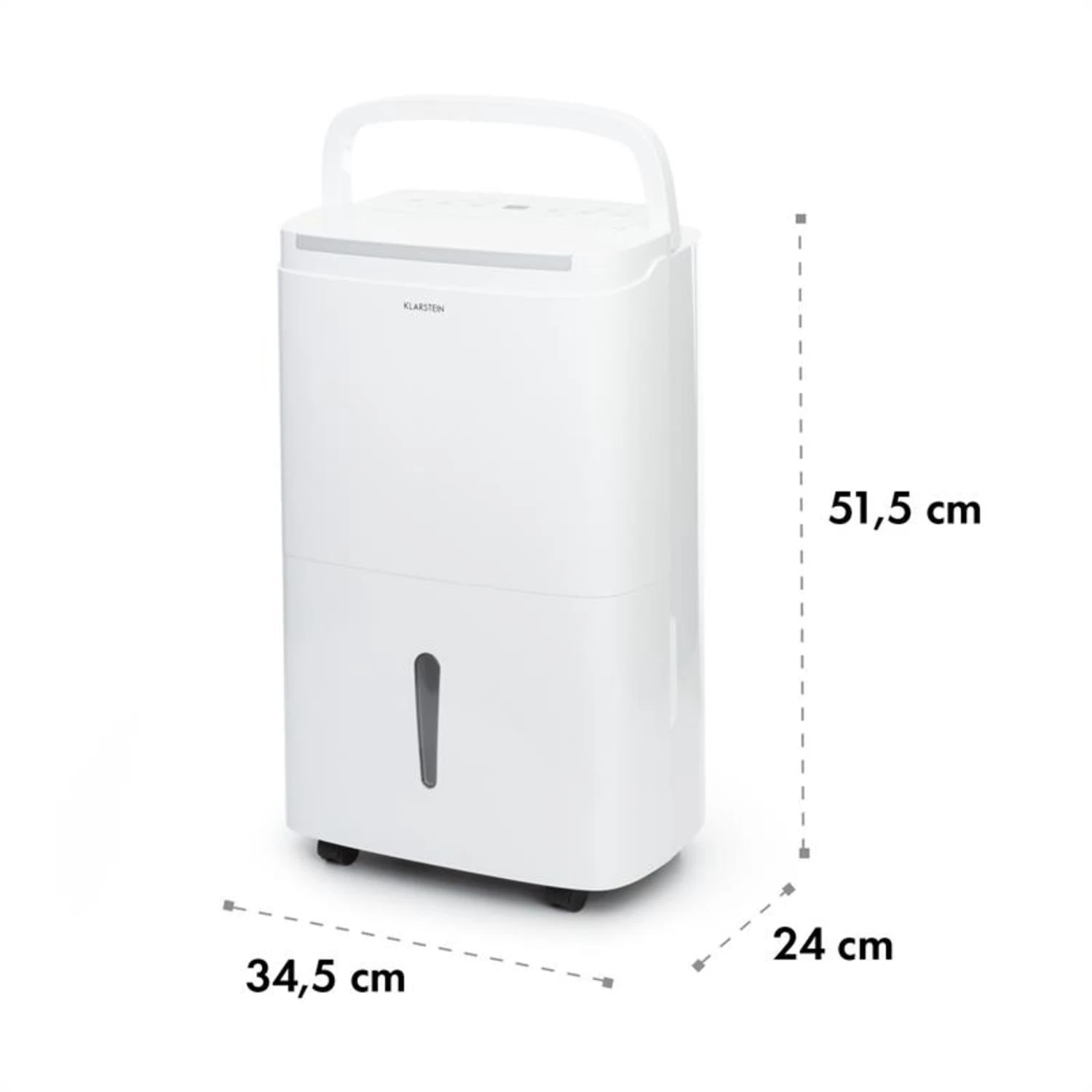 DryFy Connect 30 Luftentfeuchter WiFi Kompression 30l/d 25-30m² DryFy Connect 30 Luftentfeuchter WiFi Kompression 30l/d 25-30m² -Deutschland Klarstein Verkaufs-Shop 10034433 yy 0011 logo Klarstein DryFy Connect 30 Luftentfeuchter weiss