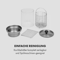 Wurstfabrik 450 Hot Dog Maker 450W 5L 30-100°C Glas Edelstahl -Deutschland Klarstein Verkaufs-Shop 10034450 de 0008 logo