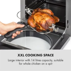 AeroVital Easy Touch Heißluftfritteuse 1700W 14l Timer 16 Programme Schwarz -Deutschland Klarstein Verkaufs-Shop 10034452 yy 0004 logo Klarstein AeroVital easy touch Fritteuse schwarz