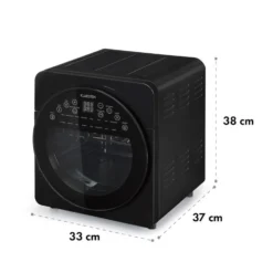 AeroVital Easy Touch Heißluftfritteuse 1700W 14l Timer 16 Programme Schwarz -Deutschland Klarstein Verkaufs-Shop 10034452 yy 0008 logo Klarstein AeroVital easy touch Fritteuse schwarz