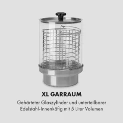 Wurstfabrik Pro 550 Hot Dog Maker 550W 2 Spieße 5L 30-100°C Edelstahl -Deutschland Klarstein Verkaufs-Shop 10034453 de 0004 logo