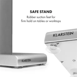 Kraftpaket Milchshake-Mixer Proteinshake 80W Edelstahl Silber -Deutschland Klarstein Verkaufs-Shop 10034456 yy 0008 logo Klarstein Kraftpaket Pro Milchshake Mixer 80W