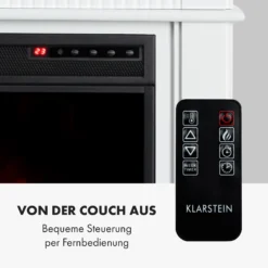 Bern Elektrischer Kamin 1000/2000W LED 10-30 °C Wochentimer -Deutschland Klarstein Verkaufs-Shop 10034488 de 0003 logo