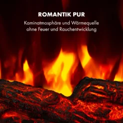 Bern Elektrischer Kamin 1000/2000W LED 10-30 °C Wochentimer -Deutschland Klarstein Verkaufs-Shop 10034488 de 0004 logo