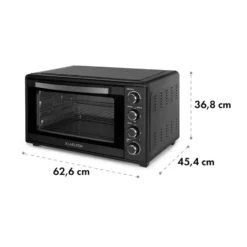 Masterchef 60 Mini-Backofen 60l 2000W 100-230 °C Timer Schwarz -Deutschland Klarstein Verkaufs-Shop 10034498 yy 0009 logo Klarstein Masterchef 60 Mini Backofen 60l schwarz reedit