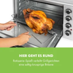 Masterchef 60 Mini-Backofen 60l 2000W 100-230 °C Timer Silber -Deutschland Klarstein Verkaufs-Shop 10034499 de 0006 logo