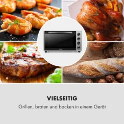 Masterchef 60 Mini-Backofen 60l 2000W 100-230 °C Timer Silber -Deutschland Klarstein Verkaufs-Shop 10034499 de 0007 logo