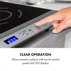 Cucinata Induktionskochfeld 3100W 10 Leistungsstufen 200-1300W 3 Cucinata Induktionskochfeld 3100W 10 Leistungsstufen 200-1300W -Deutschland Klarstein Verkaufs-Shop 10034503 yy 0005 logo Klarstein Cucinata Induktionskochfeld 3100 W