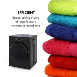 Jet Set Mini-Wäschetrockner Ablufttrockner 1020W EEK C 3kg 50cm 4 Jet Set Mini-Wäschetrockner Ablufttrockner 1020W EEK C 3kg 50cm -Deutschland Klarstein Verkaufs-Shop 10034512 yy 0005 logo Klarstein Jet Set Waeschetrockner schwarz