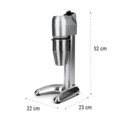 Kraftprotz Milchshake-Mixer Proteinshake 300W Stufenlos Edelstahl -Deutschland Klarstein Verkaufs-Shop 10034518 yy 0009 logo Klarstein Pro Kraftprotz Milchshake Mixer silber