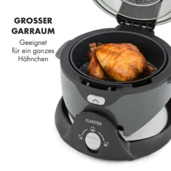 VitAir Pommesmaster Heißluftfritteuse 360° 1400W 50-240°C Timer -Deutschland Klarstein Verkaufs-Shop 10034529 de 0007 logo