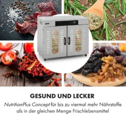 Master Jerky 500 Dörrautomat 3000W 40-90 °C 24h-Timer Edelstahl Silber -Deutschland Klarstein Verkaufs-Shop 10034545 de 0005 logo