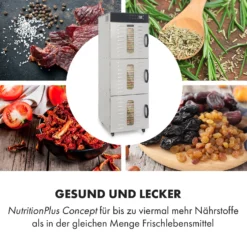 Master Jerky 550 Dörrautomat 2400W 40-90 °C 24h-Timer Edelstahl Silber -Deutschland Klarstein Verkaufs-Shop 10034546 de 0005 logo
