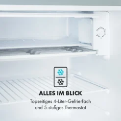 Delaware Kühlschrank 75 Liter 4-Liter-Gefrierfach Kompression -Deutschland Klarstein Verkaufs-Shop 10034553 de 0007 logo