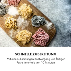 Pastamania Nudelmaschine 260W 7 Aufsätze 500 G 60 DB LED -Deutschland Klarstein Verkaufs-Shop 10034566 de 0005 logo