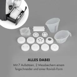 Pastamania Nudelmaschine 260W 7 Aufsätze 500 G 60 DB LED -Deutschland Klarstein Verkaufs-Shop 10034566 de 0006 logo