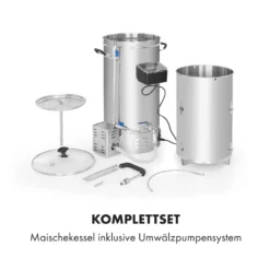 Brauheld Pro Maischekessel 2500W 30L 30-100°C Umwälzpumpe Edelstahl 5 Brauheld Pro Maischekessel 2500W 30L 30-100°C Umwälzpumpe Edelstahl -Deutschland Klarstein Verkaufs-Shop 10034586 de 0006 logo