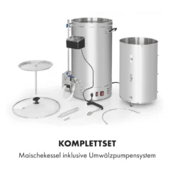 Brauheld Pro Maischekessel 2500W 35L 30-100°C Umwälzpumpe Edelstahl -Deutschland Klarstein Verkaufs-Shop 10034587 de 0006 logo