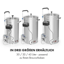 Brauheld Pro Maischekessel 2500W 35L 30-100°C Umwälzpumpe Edelstahl -Deutschland Klarstein Verkaufs-Shop 10034587 de 0007 logo
