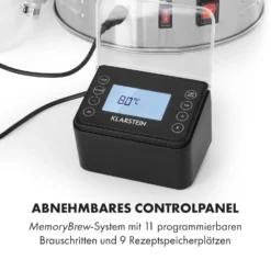 Brauheld Pro Maischekessel 3300W 45L 30-100°C Umwälzpumpe Edelstahl -Deutschland Klarstein Verkaufs-Shop 10034588 de 0003 logo