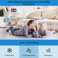 Freshboxx 3-in-1 Luftkühler 65 W 360 M³/h 6 Liter 2 Kühlakkus Mobil 2 Freshboxx 3-in-1 Luftkühler 65 W 360 M³/h 6 Liter 2 Kühlakkus Mobil -Deutschland Klarstein Verkaufs-Shop 10034629 de 0003 usp