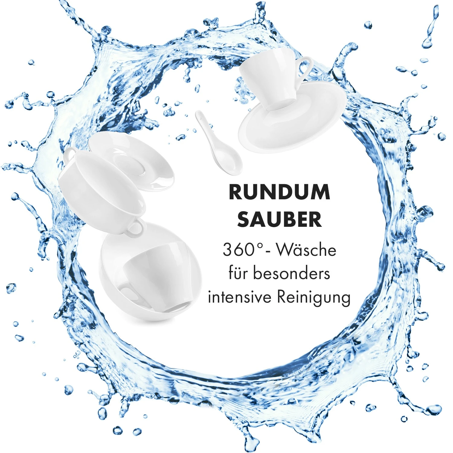 Lagoona Geschirrspülmaschine 1380W 6,5L 6 Gedecke Touch Lagoona Geschirrspülmaschine 1380W 6,5L 6 Gedecke Touch -Deutschland Klarstein Verkaufs-Shop 10034631 de 0006 logo