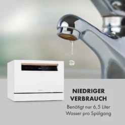 Lagoona Geschirrspülmaschine 1380W 6,5L 6 Gedecke Touch 6 Lagoona Geschirrspülmaschine 1380W 6,5L 6 Gedecke Touch -Deutschland Klarstein Verkaufs-Shop 10034631 de 0007 logo