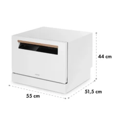 Lagoona Geschirrspülmaschine 1380W 6,5L 6 Gedecke Touch 10 Lagoona Geschirrspülmaschine 1380W 6,5L 6 Gedecke Touch -Deutschland Klarstein Verkaufs-Shop 10034631 yy 0011 logo Klarstein Lagoona Geschirrspuelmaschine weiss