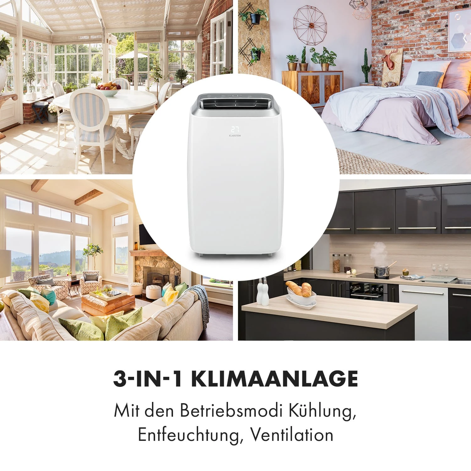 Iceblock Prosmart 12 Klimaanlage 3-in-1 12.000 BTU App Control Iceblock Prosmart 12 Klimaanlage 3-in-1 12.000 BTU App Control -Deutschland Klarstein Verkaufs-Shop 10034645 de 0005 logo