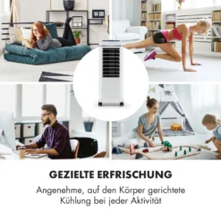 Windspiel 3-in-1 Luftkühler 100 W 312 M³/h 8 Ltr Mobil Fernbedienung -Deutschland Klarstein Verkaufs-Shop 10034654 de 0003 logo