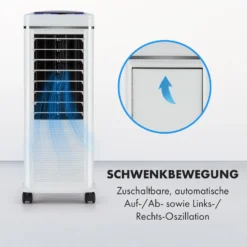 Windspiel 3-in-1 Luftkühler 100 W 312 M³/h 8 Ltr Mobil Fernbedienung -Deutschland Klarstein Verkaufs-Shop 10034654 de 0006 logo
