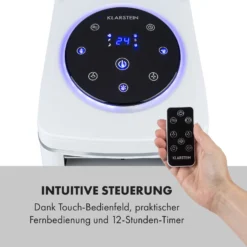 Windspiel 3-in-1 Luftkühler 100 W 312 M³/h 8 Ltr Mobil Fernbedienung -Deutschland Klarstein Verkaufs-Shop 10034654 de 0007 logo