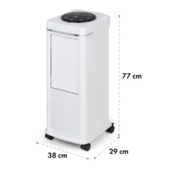 Windspiel 3-in-1 Luftkühler 100 W 312 M³/h 8 Ltr Mobil Fernbedienung -Deutschland Klarstein Verkaufs-Shop 10034654 yy 0008 logo Klarstein Windspiel Luftkuehler weiss reedit