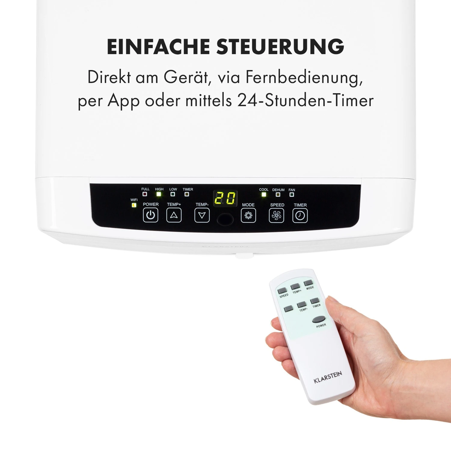 Iceblock Ecosmart 7 Klimaanlage 3-in-1 7.000 BTU App-Control Iceblock Ecosmart 7 Klimaanlage 3-in-1 7.000 BTU App-Control -Deutschland Klarstein Verkaufs-Shop 10034656 de 0006 logo