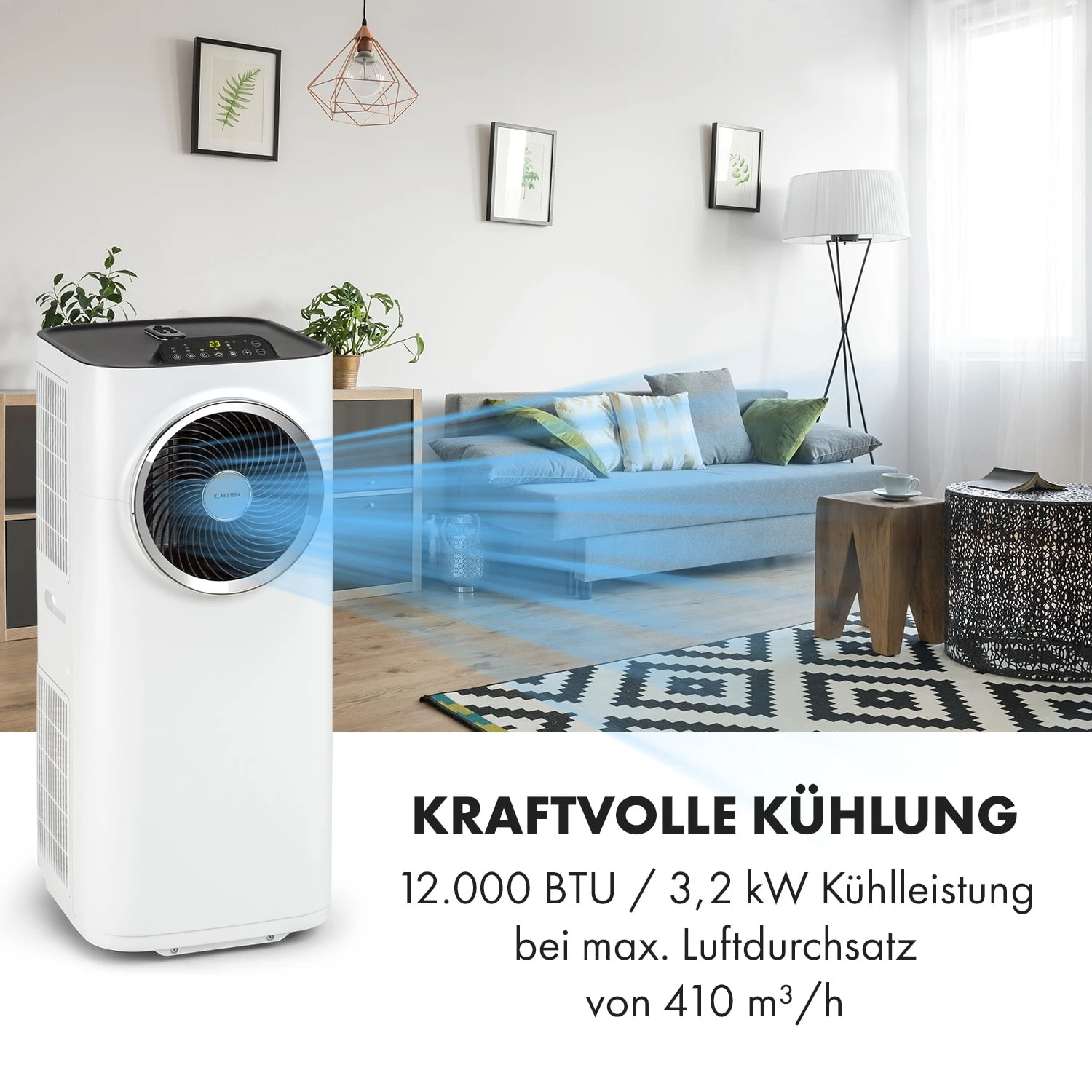 Klarstein Kraftwerk Smart 12K Klimaanlage 3-in-1 12000 BTU App Klarstein Kraftwerk Smart 12K Klimaanlage 3-in-1 12000 BTU App -Deutschland Klarstein Verkaufs-Shop 10034664 de 0003 logo