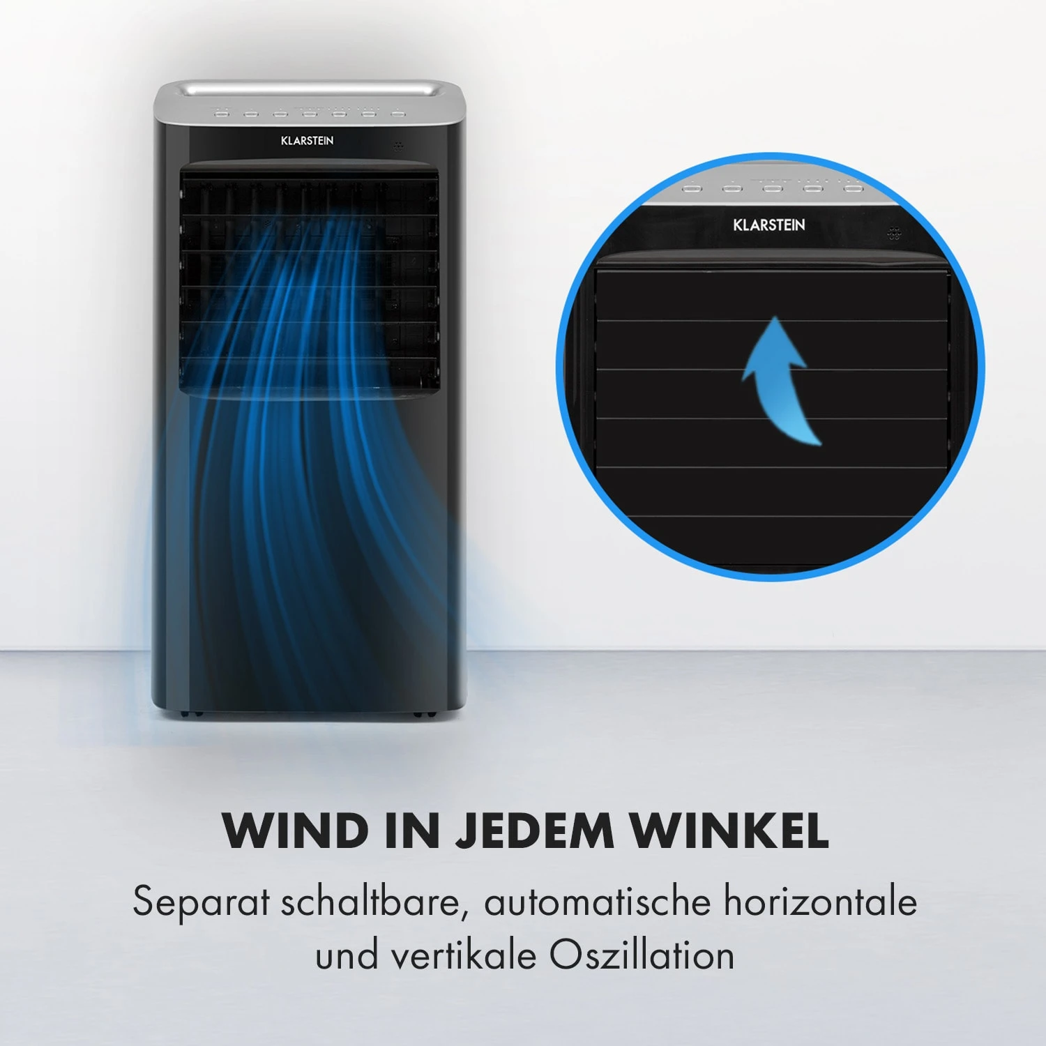 Coldplayer 4-in-1 Luftkühler 384 m³/h 68 W 10 Ltr Fernbedienung mobil Coldplayer 4-in-1 Luftkühler 384 M³/h 68 W 10 Ltr Fernbedienung Mobil -Deutschland Klarstein Verkaufs-Shop 10034673 de 0006 logo