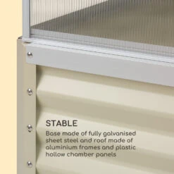 High Grow Advanced Hochbeet Mit Dach 120x95x100cm 540l Stahl Verzinkt -Deutschland Klarstein Verkaufs-Shop 10034689 uk 0004 logo