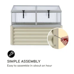 High Grow Advanced Hochbeet Mit Dach 120x95x100cm 540l Stahl Verzinkt -Deutschland Klarstein Verkaufs-Shop 10034689 uk 0007 logo