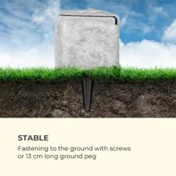 Power Rock Twilight 5 4-fach-Gartensteckdose IP44 Dämmerlichtsensor 5m -Deutschland Klarstein Verkaufs-Shop 10034693 yy 0005 logo Waldbeck Power Rock Twilight Gartensteckdose