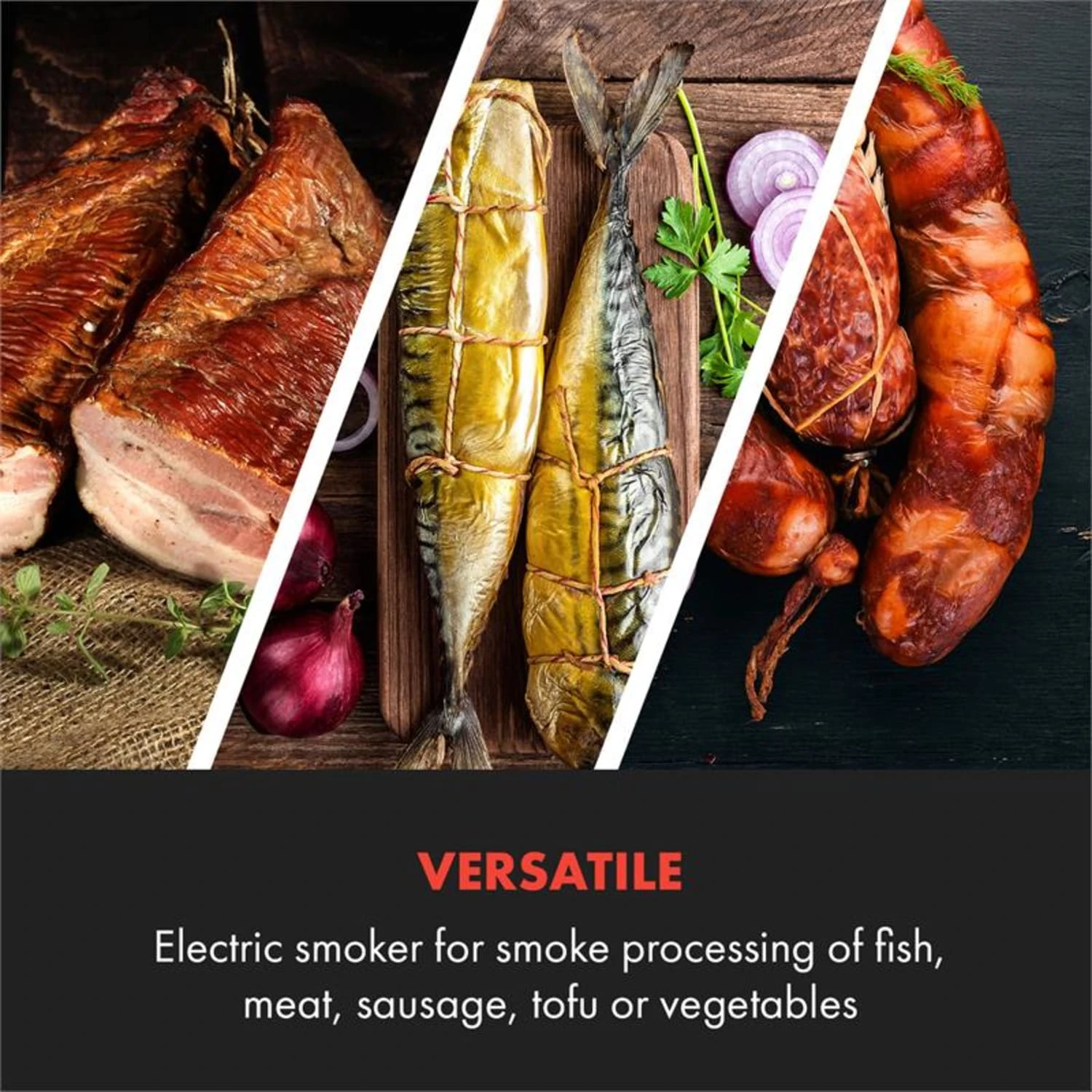 Flintstone Räucherofen 1600W Thermometer Edelstahl elektrisch Flintstone Räucherofen 1600W Thermometer Edelstahl Elektrisch -Deutschland Klarstein Verkaufs-Shop 10034702 yy 0006 logo Klarstein NES C16