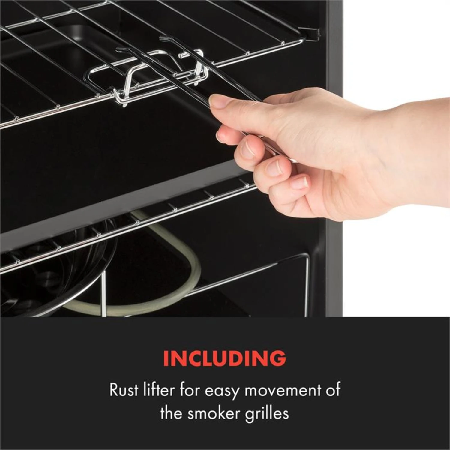 Flintstone Räucherofen 1600W Thermometer Edelstahl elektrisch Flintstone Räucherofen 1600W Thermometer Edelstahl Elektrisch -Deutschland Klarstein Verkaufs-Shop 10034702 yy 0007 logo Klarstein NES C16