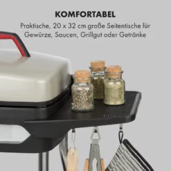 Gatsby Elektrogrill 2000W Antihaft-Grillfläche Seitentische -Deutschland Klarstein Verkaufs-Shop 10034707 de 0003 logo