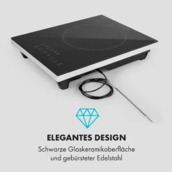 Cook N Roll Induktionskochfeld 2000W Timer 10 Stufen Bratenthermometer 2 Cook N Roll Induktionskochfeld 2000W Timer 10 Stufen Bratenthermometer -Deutschland Klarstein Verkaufs-Shop 10034708 de 0003 logo