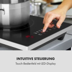 Cook N Roll Induktionskochfeld 2000W Timer 10 Stufen Bratenthermometer 5 Cook N Roll Induktionskochfeld 2000W Timer 10 Stufen Bratenthermometer -Deutschland Klarstein Verkaufs-Shop 10034708 de 0006 logo