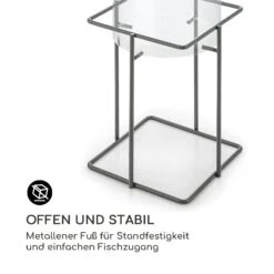 Skydive 60 Fischturm 60 Cm Ø 20 Cm Acryl Metall Transparent -Deutschland Klarstein Verkaufs-Shop 10034719 de 0004 logo