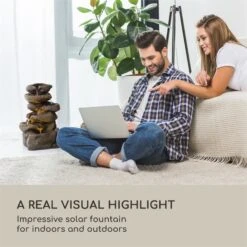 Savona Solarbrunnen 2,8 W Polyresin 5h Akku LEDs Steinoptik 2 Savona Solarbrunnen 2,8 W Polyresin 5h Akku LEDs Steinoptik -Deutschland Klarstein Verkaufs-Shop 10034720 yy 0003 logo Blumfeldt Savona Solarbrunnen Steinoptik