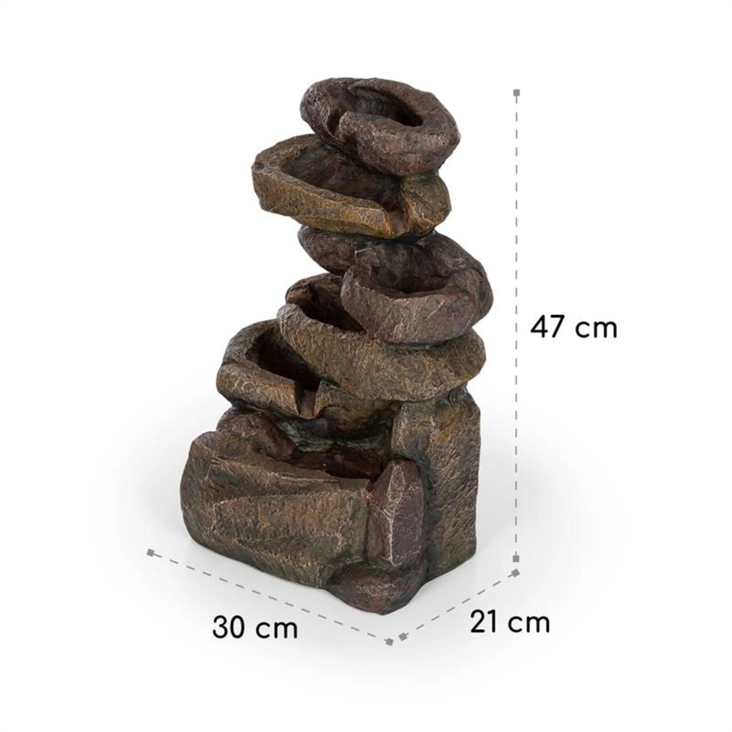 Savona Solarbrunnen 2,8 W Polyresin 5h Akku LEDs Steinoptik Savona Solarbrunnen 2,8 W Polyresin 5h Akku LEDs Steinoptik -Deutschland Klarstein Verkaufs-Shop 10034720 yy 0008 logo Blumfeldt Savona Solarbrunnen Steinoptik