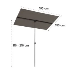 Flex-Shade L Sonnenschirm 130 X 180 Cm Polyester UV 50 Dunkelgrau 8 Flex-Shade L Sonnenschirm 130 X 180 Cm Polyester UV 50 Dunkelgrau -Deutschland Klarstein Verkaufs-Shop 10034726 yy 0009 logo Blumfeldt Flex Shade L Sonnenschirm 130x180 grau