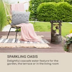 Speyer Kaskadenbrunnen Gartenbrunnen 4 Stufen Akku 2,8W Solar LED 2 Speyer Kaskadenbrunnen Gartenbrunnen 4 Stufen Akku 2,8W Solar LED -Deutschland Klarstein Verkaufs-Shop 10034731 yy 0003 logo Blumfeldt Speyer Kaskadenbrunnen