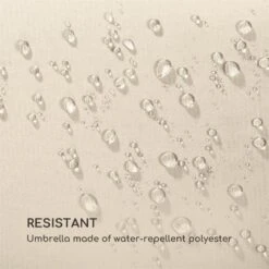 Twin Peaks Sonnenschirm Sonnenschutz 456 X 245 X 268 Cm Polyester -Deutschland Klarstein Verkaufs-Shop 10034740 yy 0006 logo Blumfeldt Twin Peaks Sonnenschirm creme